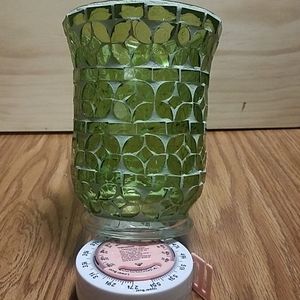 Mosaic glass candle holder